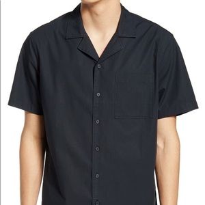 BP Short Sleeve Button-Up Camp Shirt Cotton
